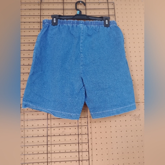 Blue Denim Shorts - Picture 3 of 4